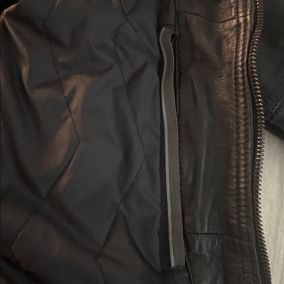 Marc New York Summit Leather Bomber Jacket - Picture 11 of 13